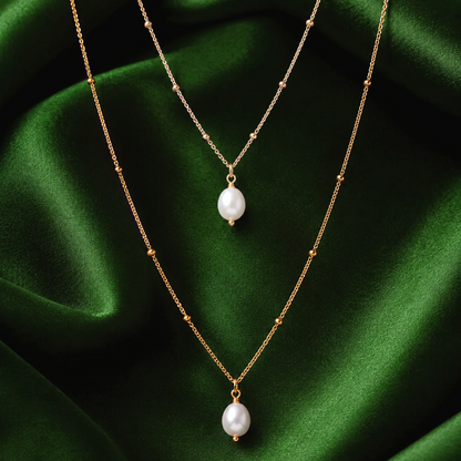 Baroque Pearl Elegance Necklace