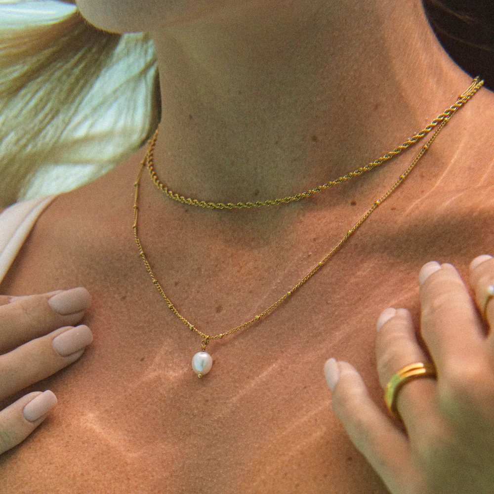 Baroque Pearl Elegance Necklace