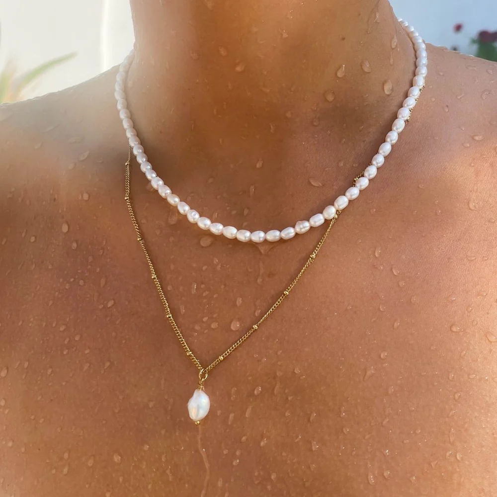 Baroque Pearl Elegance Necklace