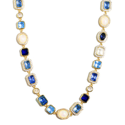 Blue Gemstone Solstice Bundle(Necklace ＆ Bracelet)