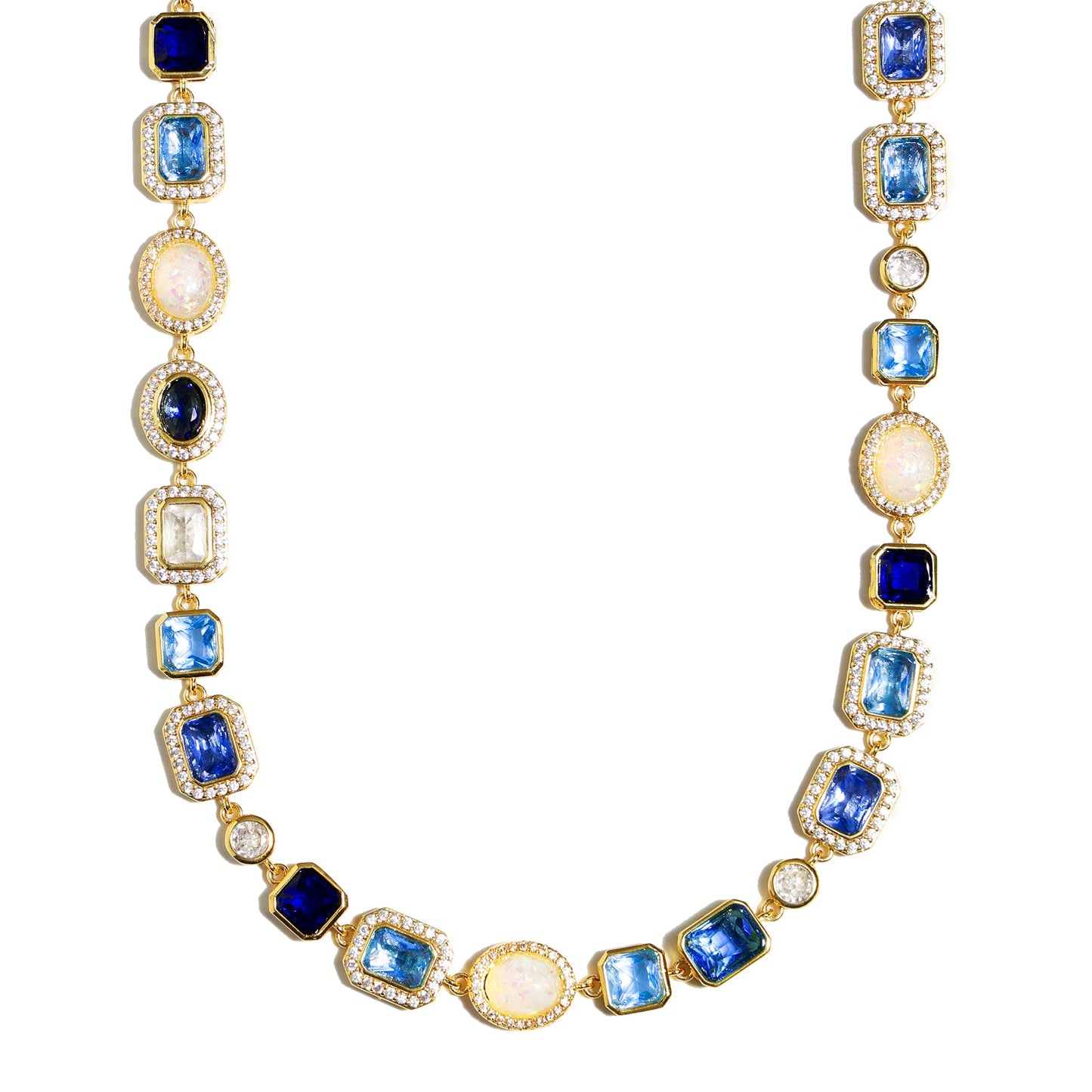 Blue Gemstone Solstice Bundle(Necklace ＆ Bracelet)