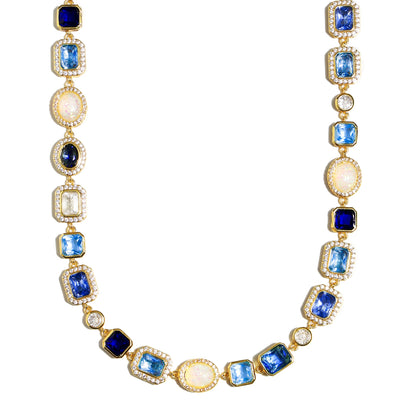 Blue Gemstone Solstice Bundle(Necklace ＆ Bracelet)