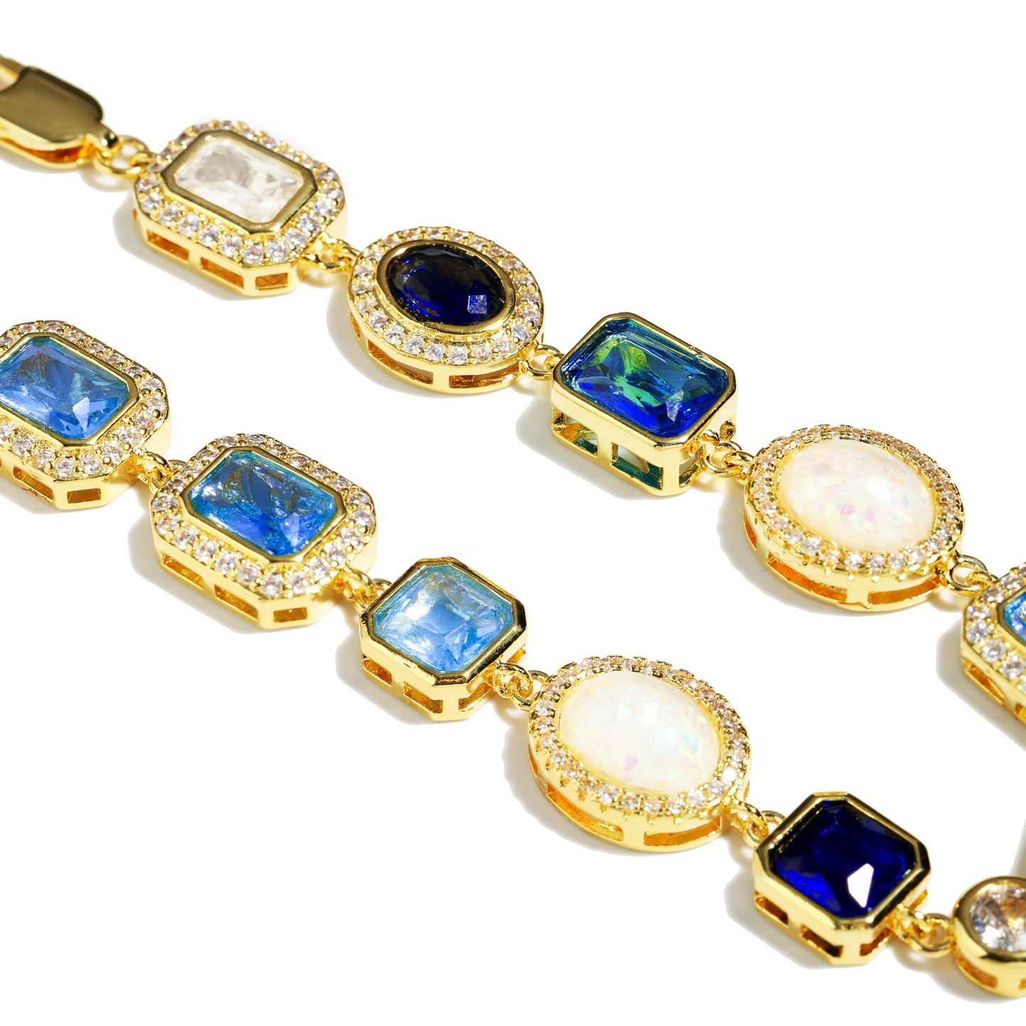Blue Gemstone Solstice Bundle(Necklace ＆ Bracelet)