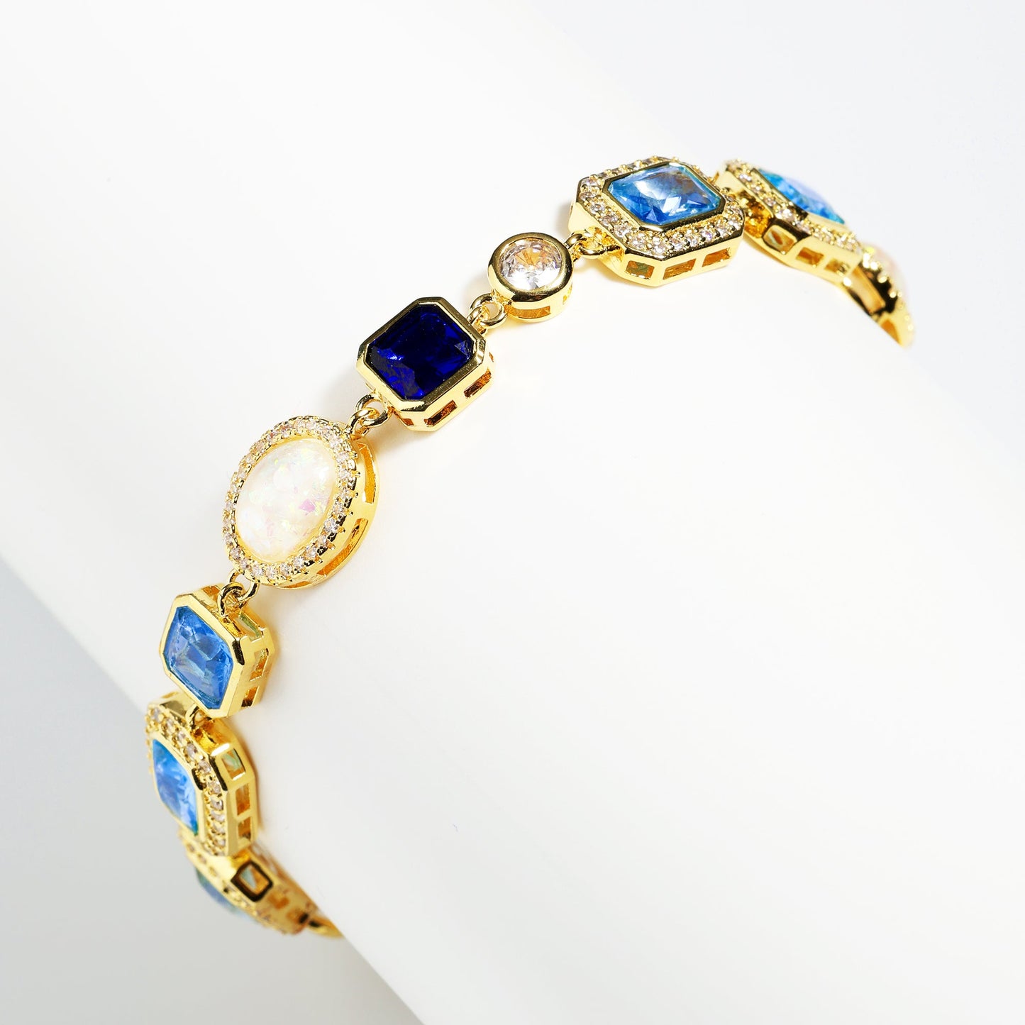 Blue Gemstone Solstice Bundle(Necklace ＆ Bracelet)