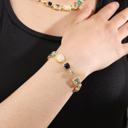 Blue Gemstone Solstice Bundle(Necklace ＆ Bracelet)