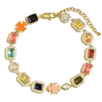 Gold Solstice Gemstone Necklace