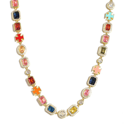 Gold Solstice Bundle (Gemstone Necklace＆ Bracelet)