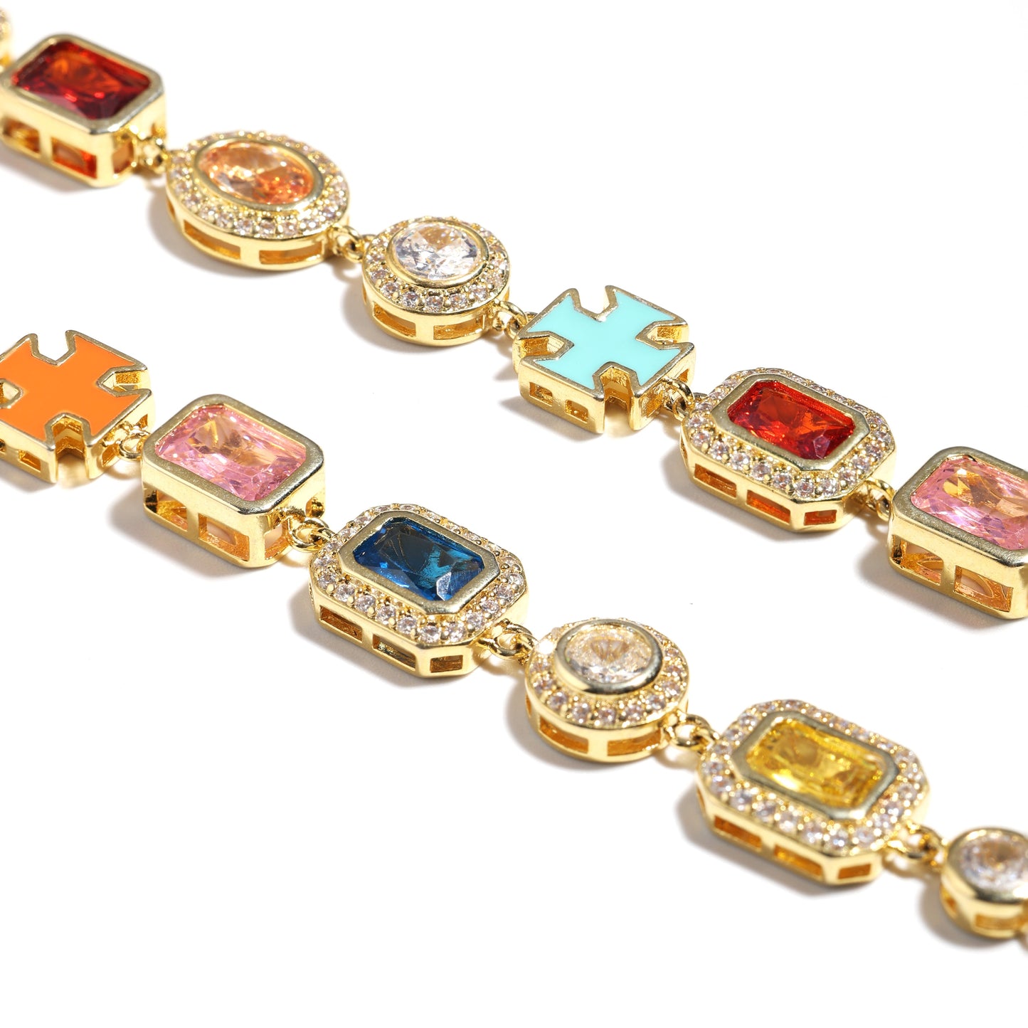 Gold Solstice Bundle (Gemstone Necklace＆ Bracelet)