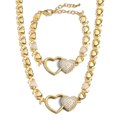 Entwined Hearts XO Bracelet