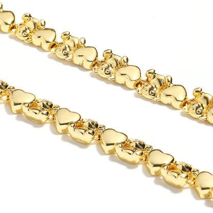 Bear Hug Heart Diamond XO Bracelet