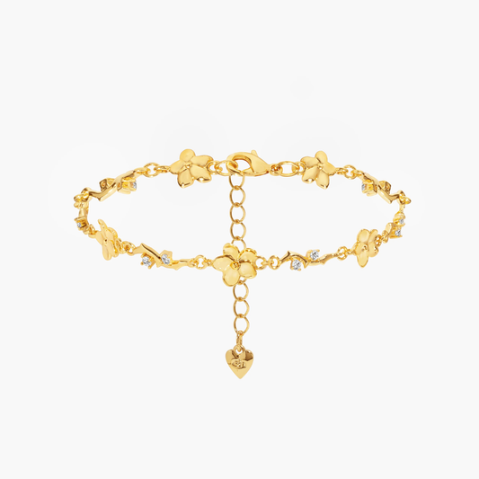 Blütenkristall-Armband