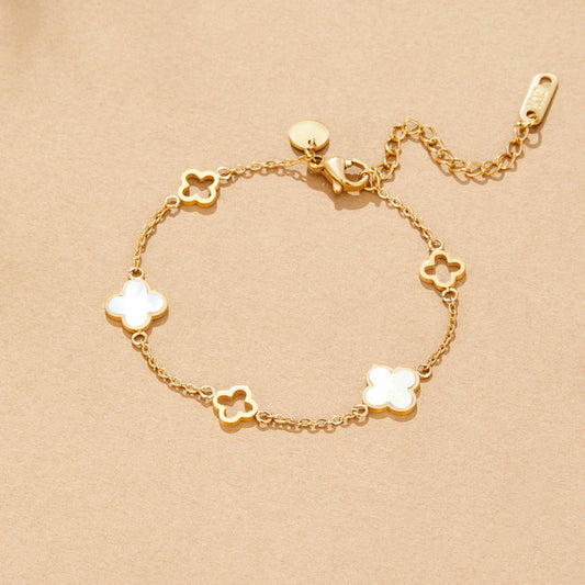 Lucia Kleeblatt Armband