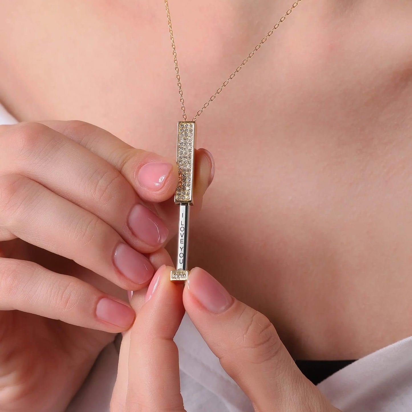 Eternal “I Love You” Necklace