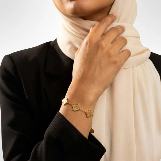 Iman Clover Bracelet